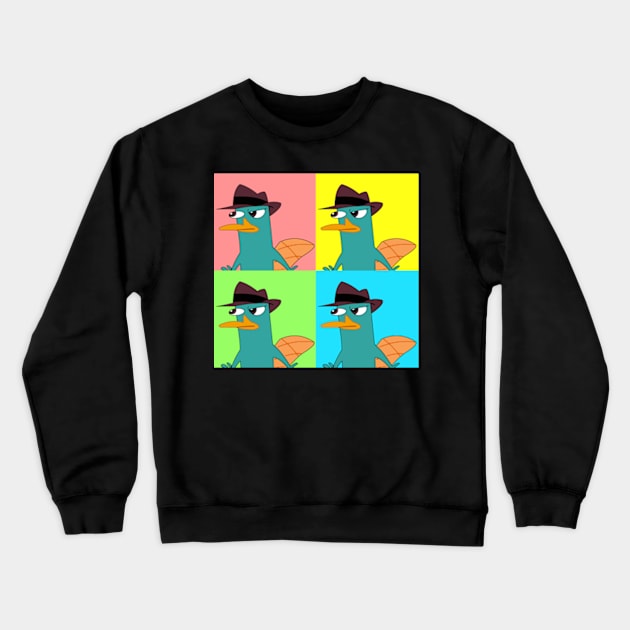 Agent P Phineas Ferb Crewneck Sweatshirt by LuisP96